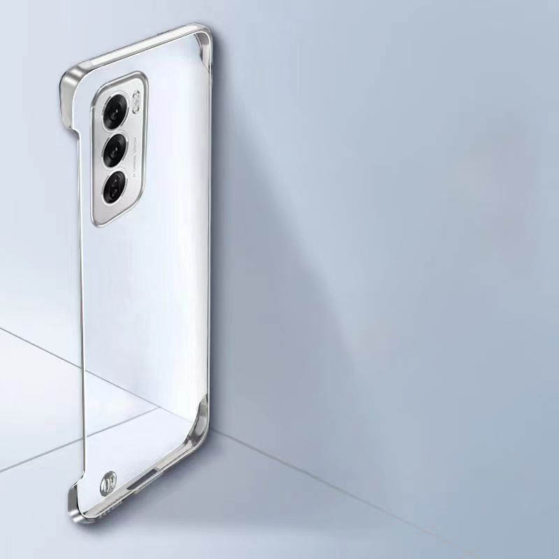 Ultra Thin Frameless Phone Cover - for Oppo Reno12 Pro China Clear