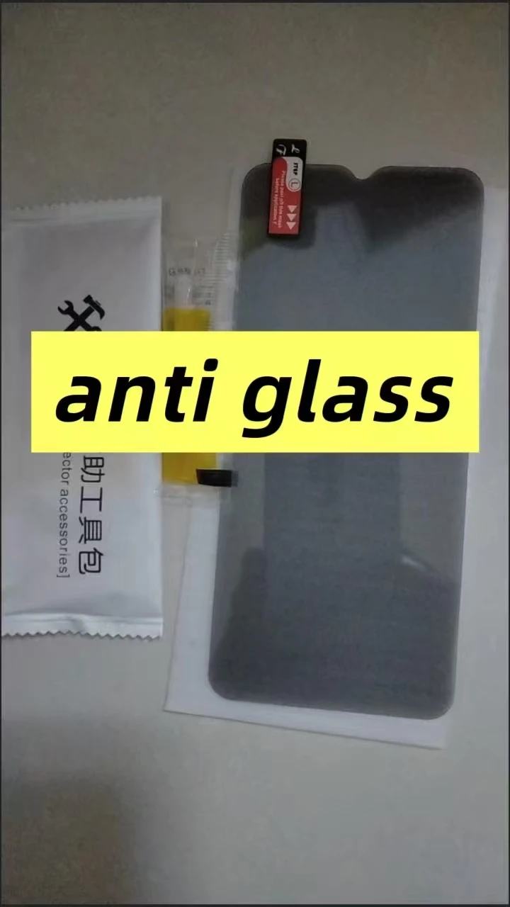 Anti Spy Privacy Glass Case - Anti-spy tempered glass screen protector case