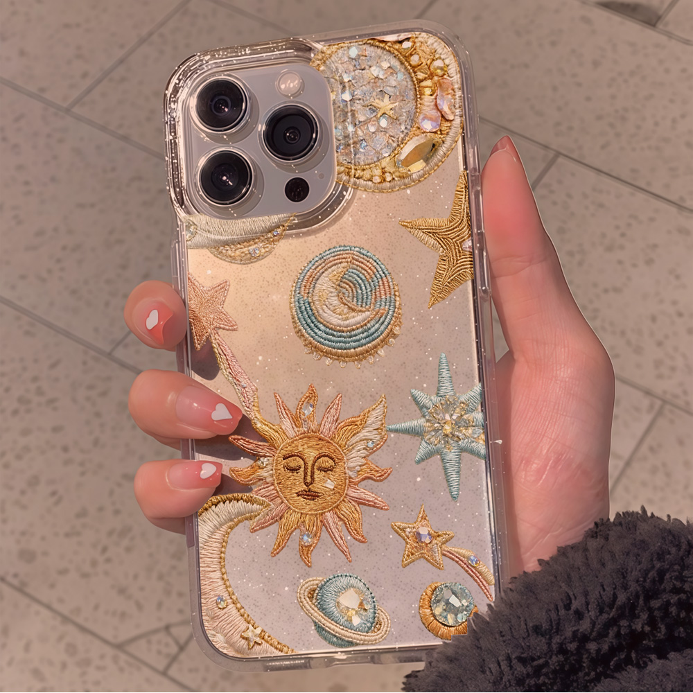 Creativity Stars Moon Clear Gl - огляд і ціна Clear Shockproof Bumper Case