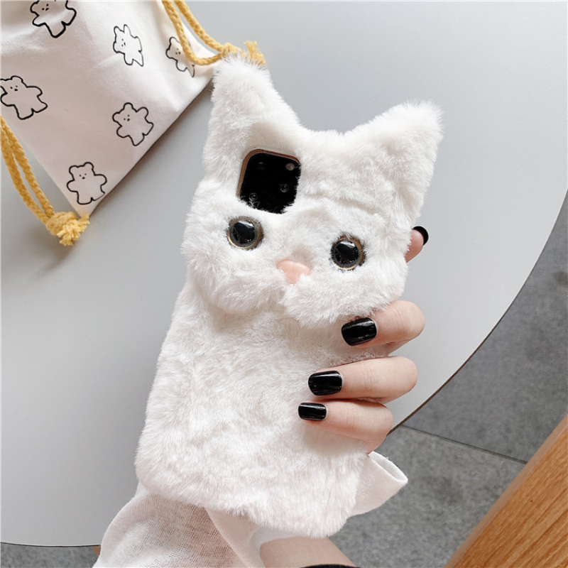 3D Cute Cartoon Cat Furry Plus - огляд і ціна Phone Cases