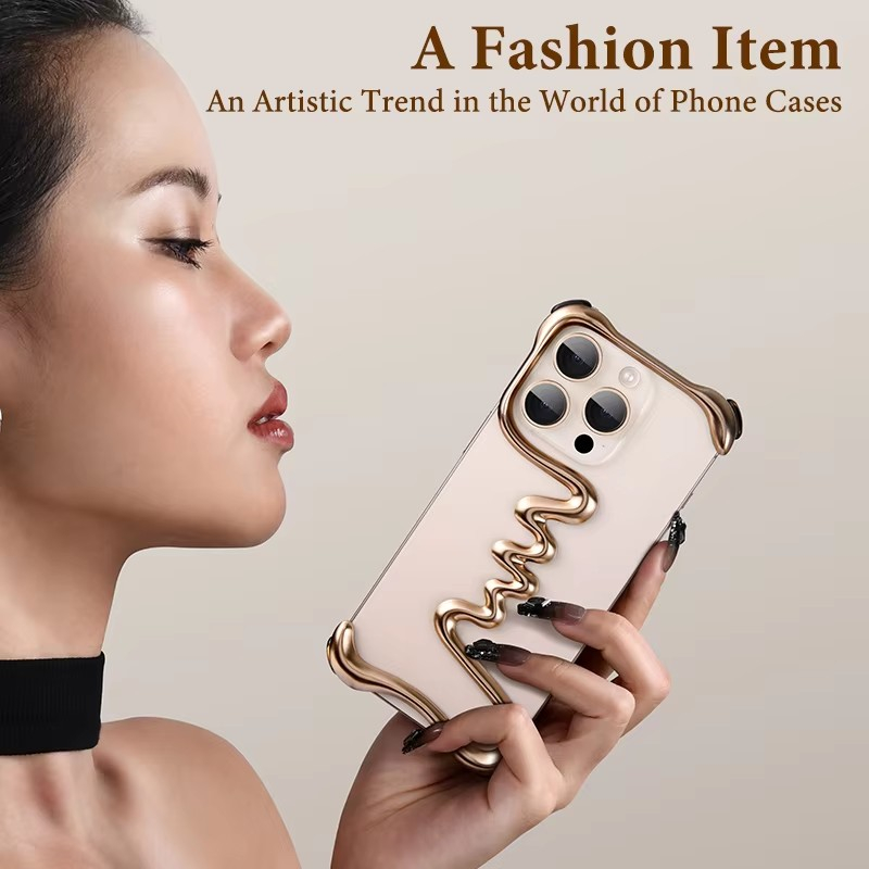 Luxury Metal Frameless Hollow  - огляд і ціна Metal Bumper Aluminum Frame Case