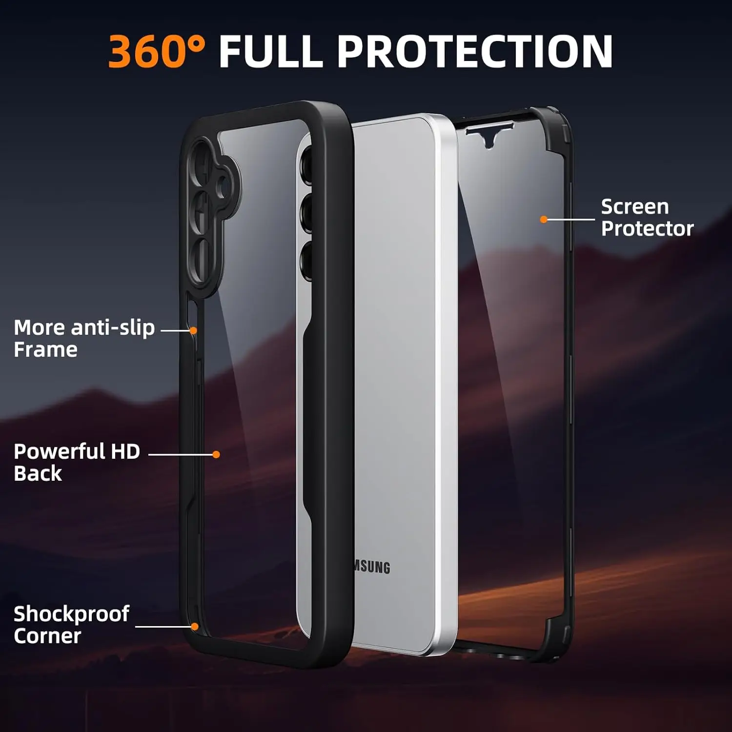 Heavy Duty Clear 360° Full Bod - огляд і ціна Heavy Duty 360 Full Body Protective Case