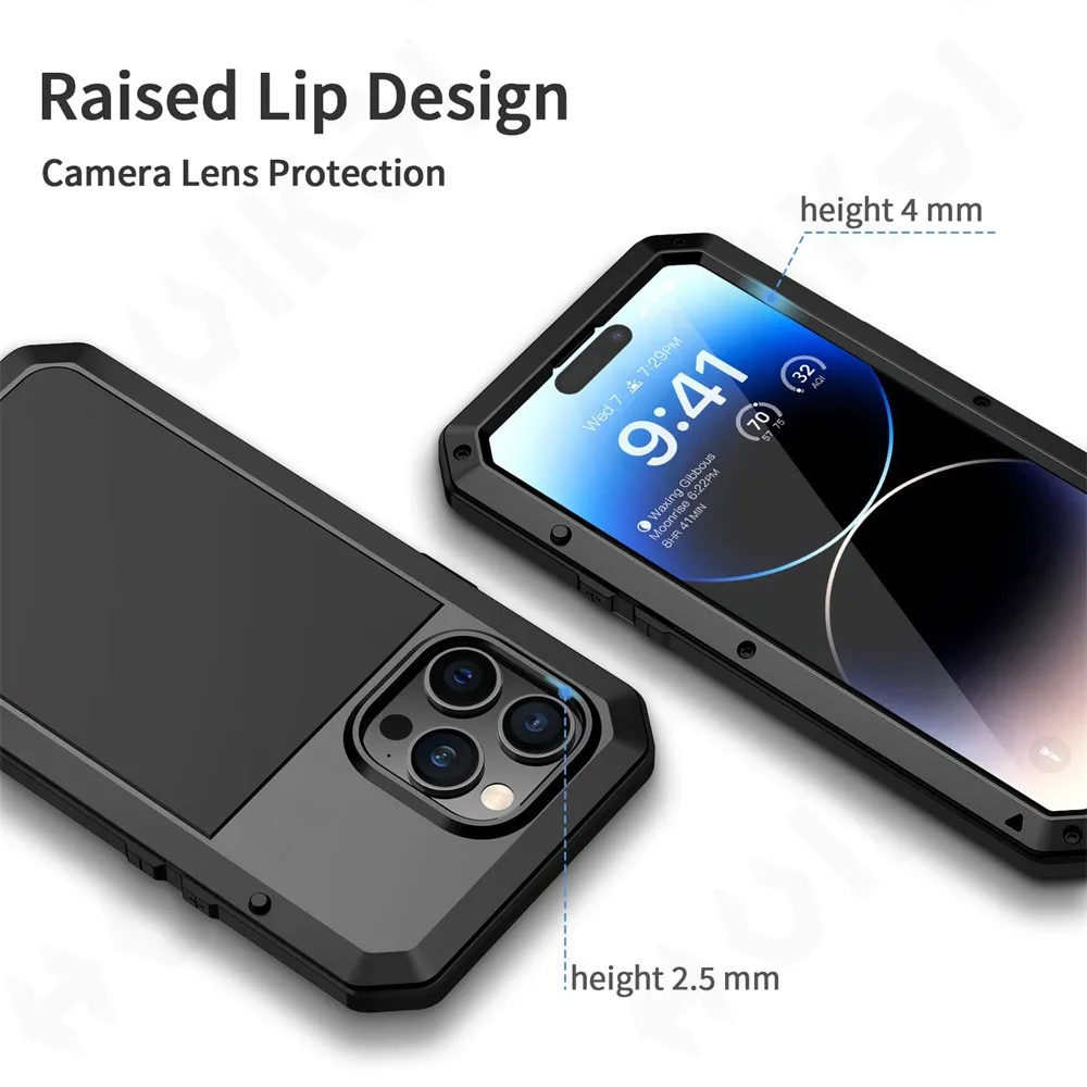 Case For iPhone 16e 15 14 13 1 - огляд і ціна Heavy Duty 360 Full Body Protective Case