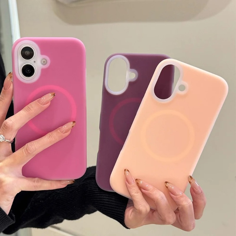 Liquid Silicone Candy Jelly Fo - огляд і ціна Liquid Silicone Magnetic Phone Case