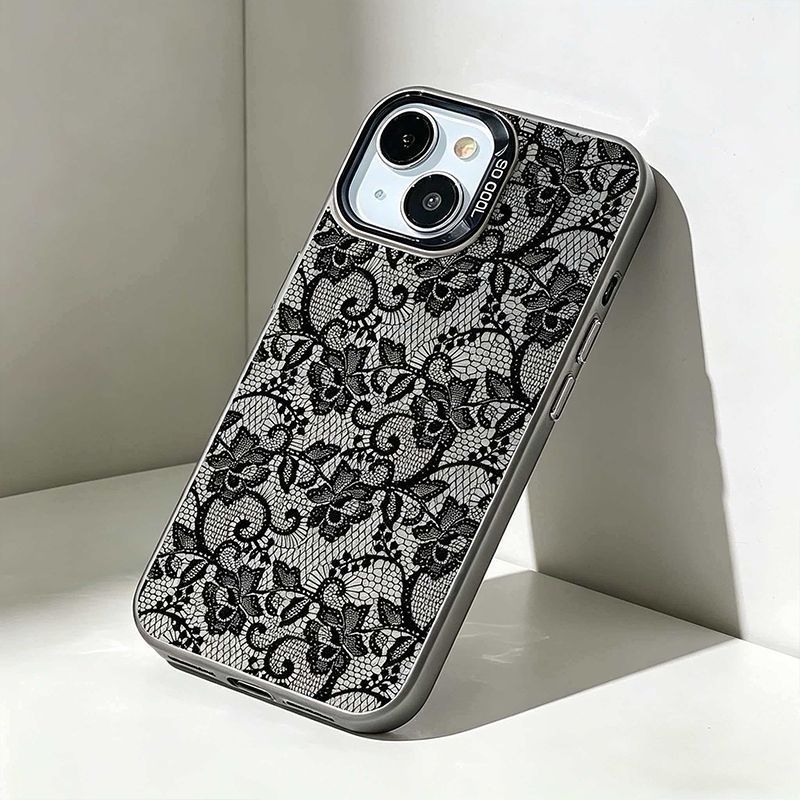 Vintage Black Lace Floral Rose - огляд і ціна Vintage Floral Pattern Soft Case