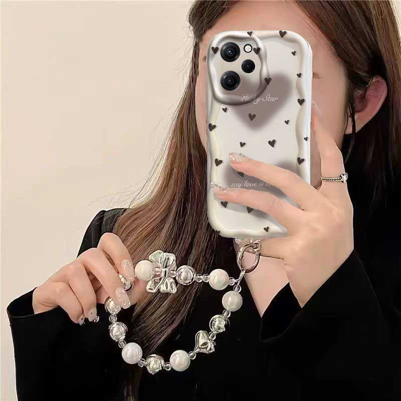 Case For RENO 15 15F 14 PRO 14 - огляд і ціна Cute Cartoon Wrist Strap Silicone Case