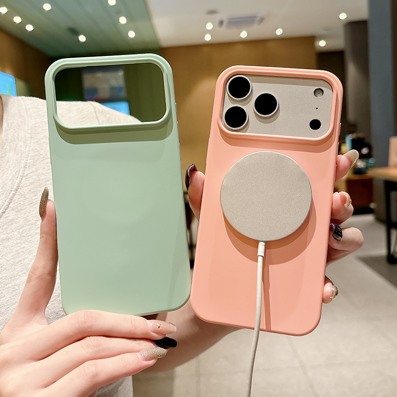 Solid Color Liquid Silicone Ma - огляд і ціна Liquid Silicone Magnetic Phone Case