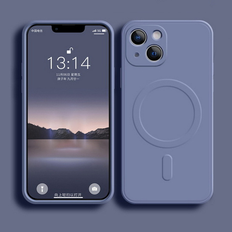 Liquid Silicone Case For iPhon - огляд і ціна Liquid Silicone Magnetic Phone Case