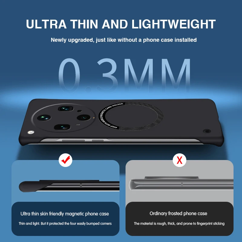 No Border Thin Phone Case for  - огляд і ціна Matte Hard Pc Back Case