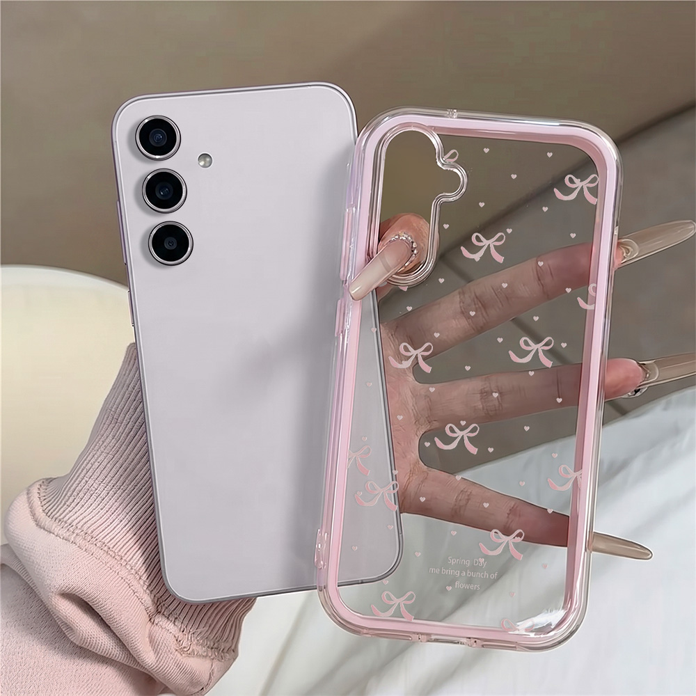 Cute Pink Bow Soft Phone Case  - огляд і ціна Clear Shockproof Bumper Case