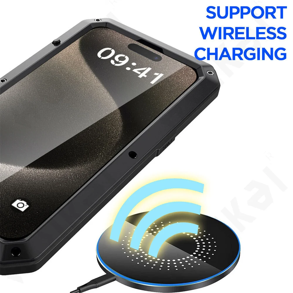 Case For iPhone 17 16 15 14 13 - огляд і ціна Heavy Duty 360 Full Body Protective Case