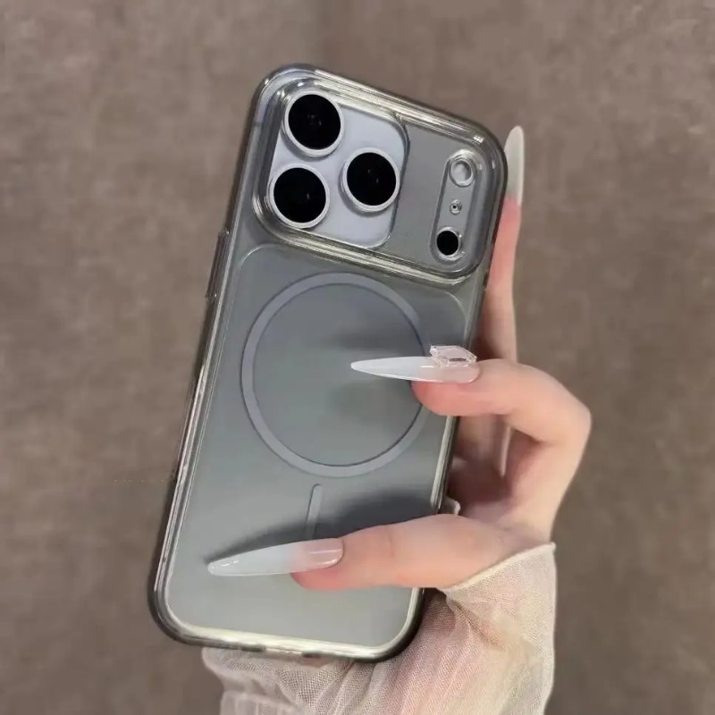 Titanium Color For Magsafe Mag - огляд і ціна Clear Shockproof Bumper Case