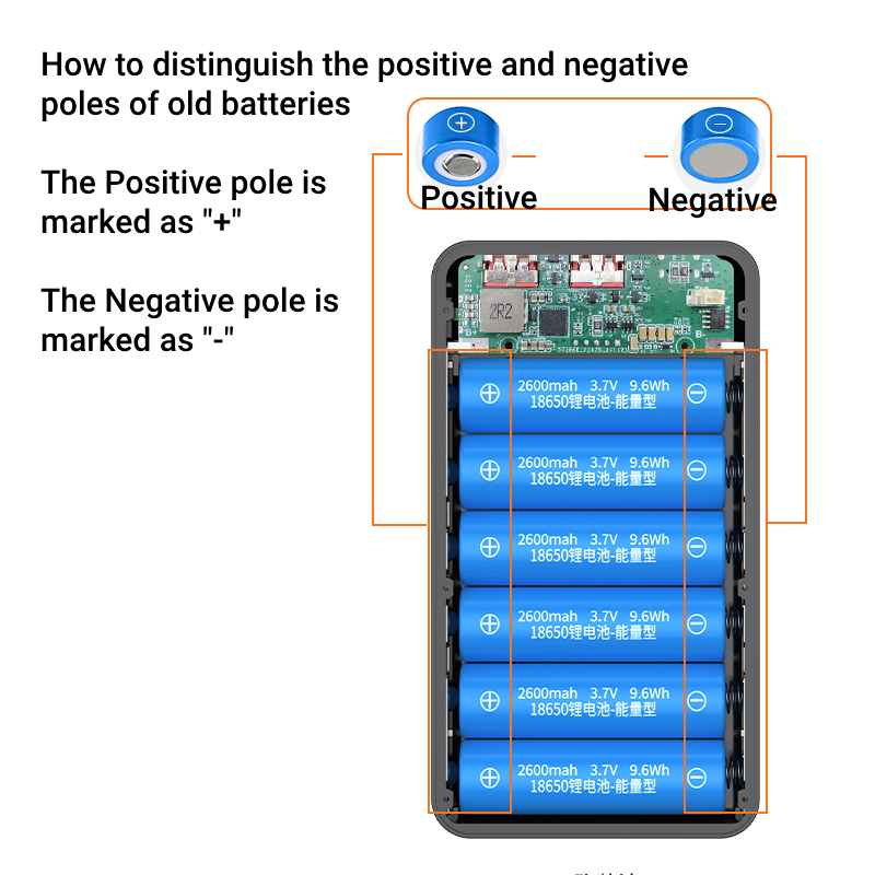 10W 6*18650 Power Bank Battery - огляд і ціна Power Banks