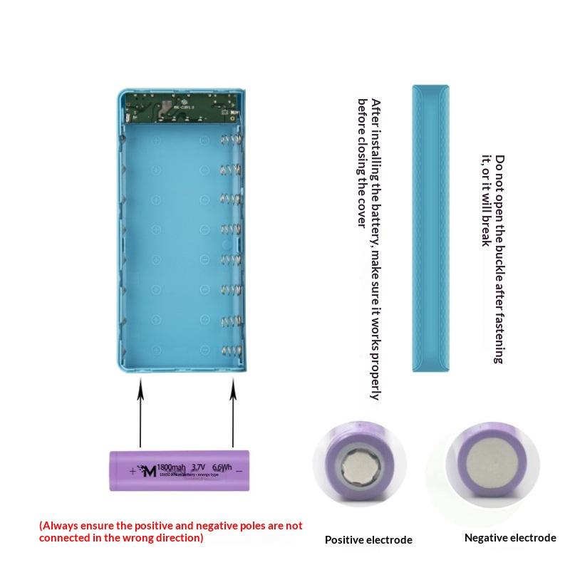 1pc DIY 8*18650 Battery Power  - огляд і ціна Power Banks