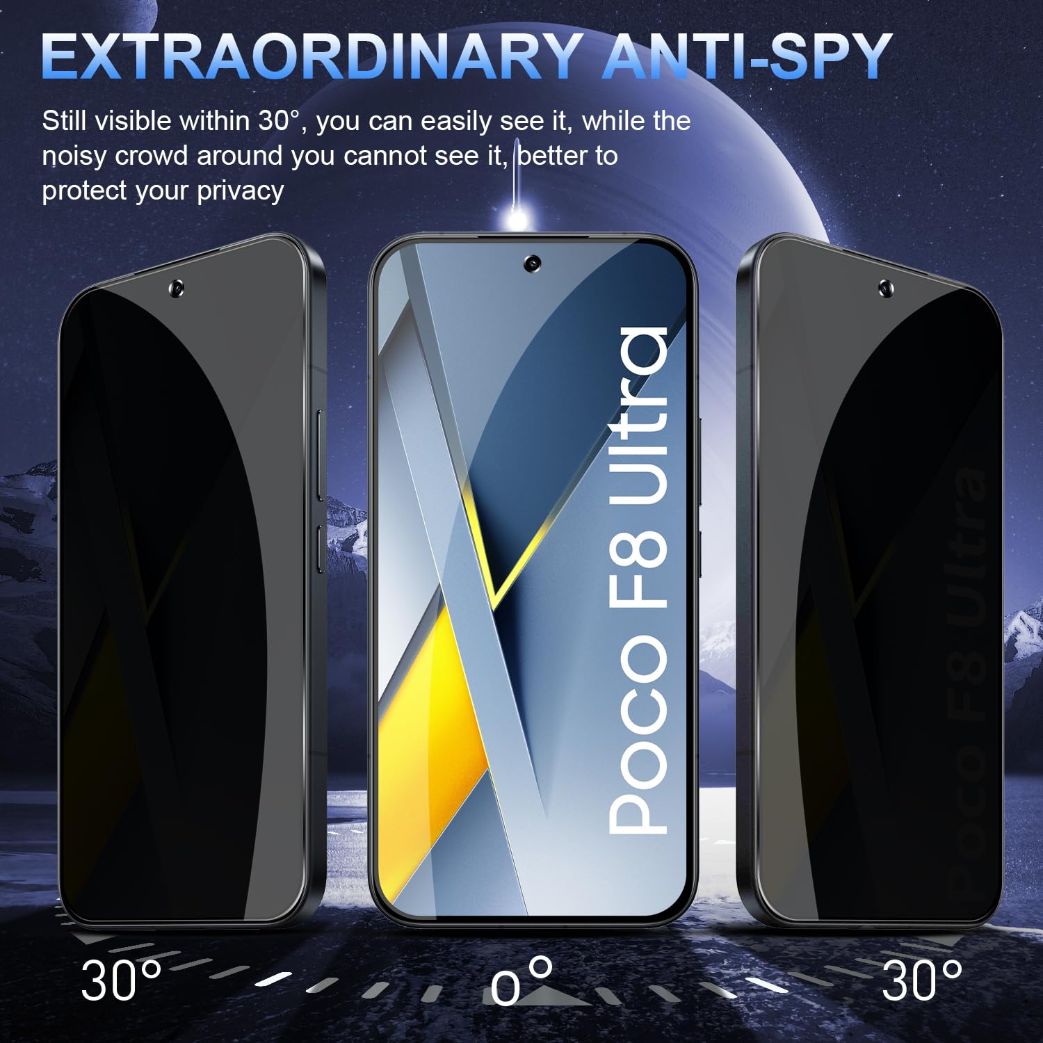 Anti Spy Screen Protector For  - огляд і ціна Anti Spy Privacy Glass Case