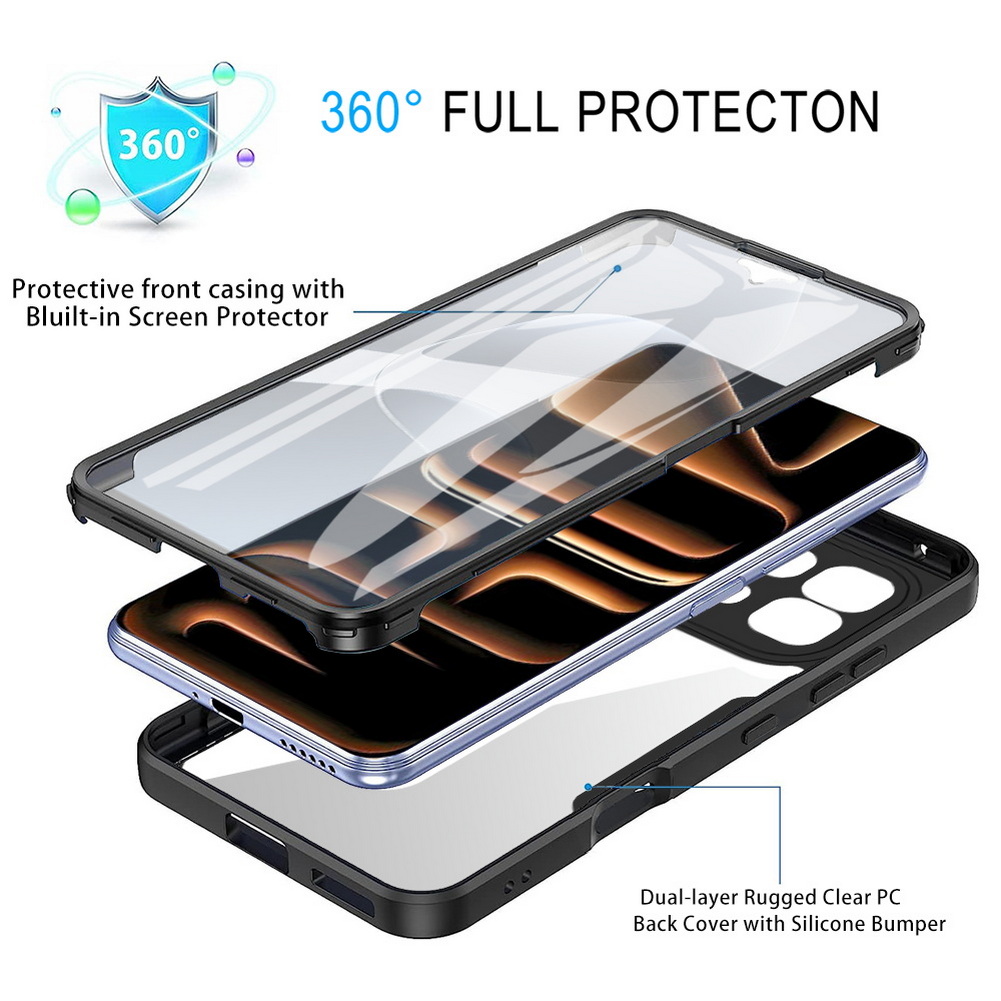 Luxury Transparent 360° Full-b - огляд і ціна Heavy Duty 360 Full Body Protective Case