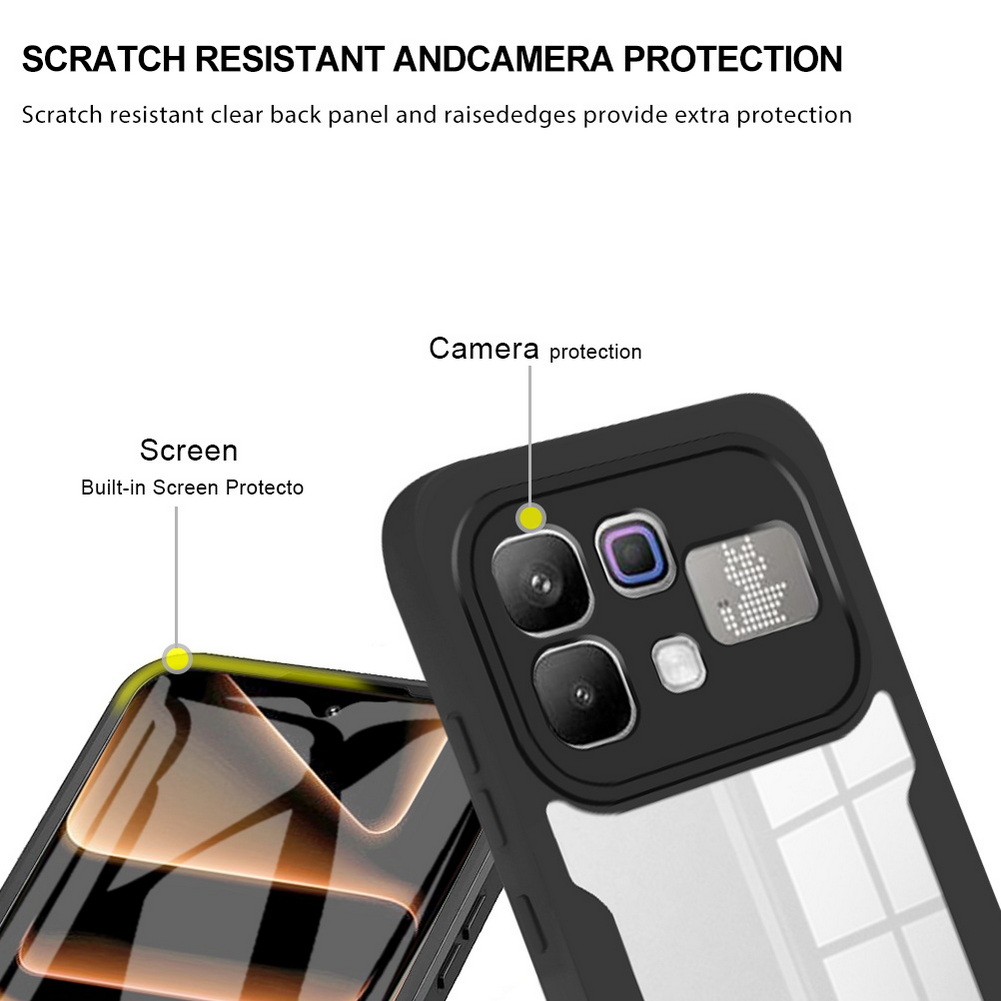 Luxury Transparent 360° Full-b - огляд і ціна Heavy Duty 360 Full Body Protective Case
