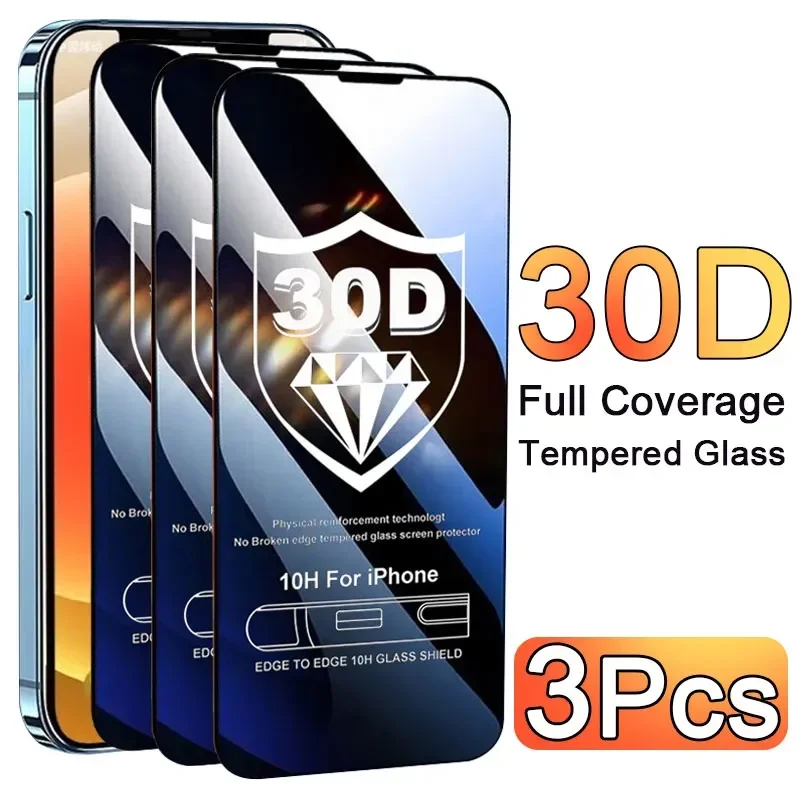 3PCS Glass Protector Phone Cas - огляд і ціна Screen Protectors