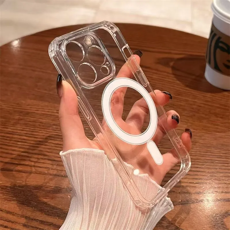 Original For Magsafe Wireless  - огляд і ціна Clear Shockproof Bumper Case