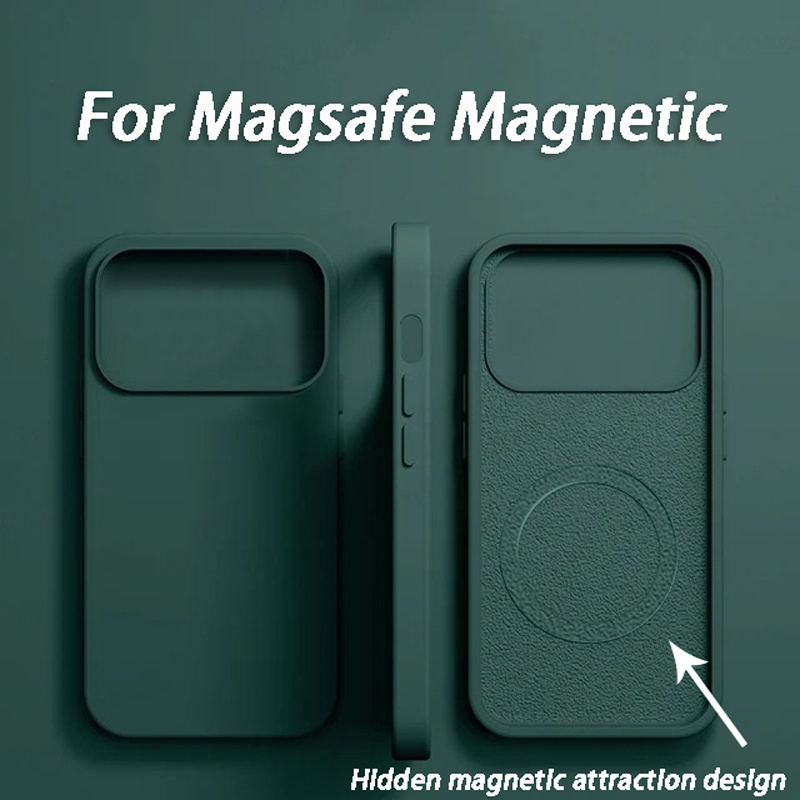 Luxury For Magsafe Wireless Ch - огляд і ціна Liquid Silicone Magnetic Phone Case