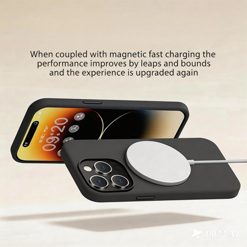 Luxury For Magsafe Wireless Ch - огляд і ціна Liquid Silicone Magnetic Phone Case