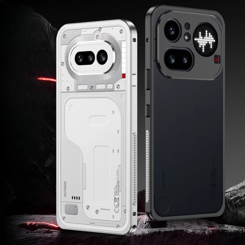 For Nothing Phone 4A Pro Detac - огляд і ціна Metal Bumper Aluminum Frame Case