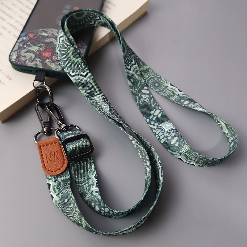 Retro Totem Pattern Crossbody  - огляд і ціна Crossbody Lanyard Neck Strap Case
