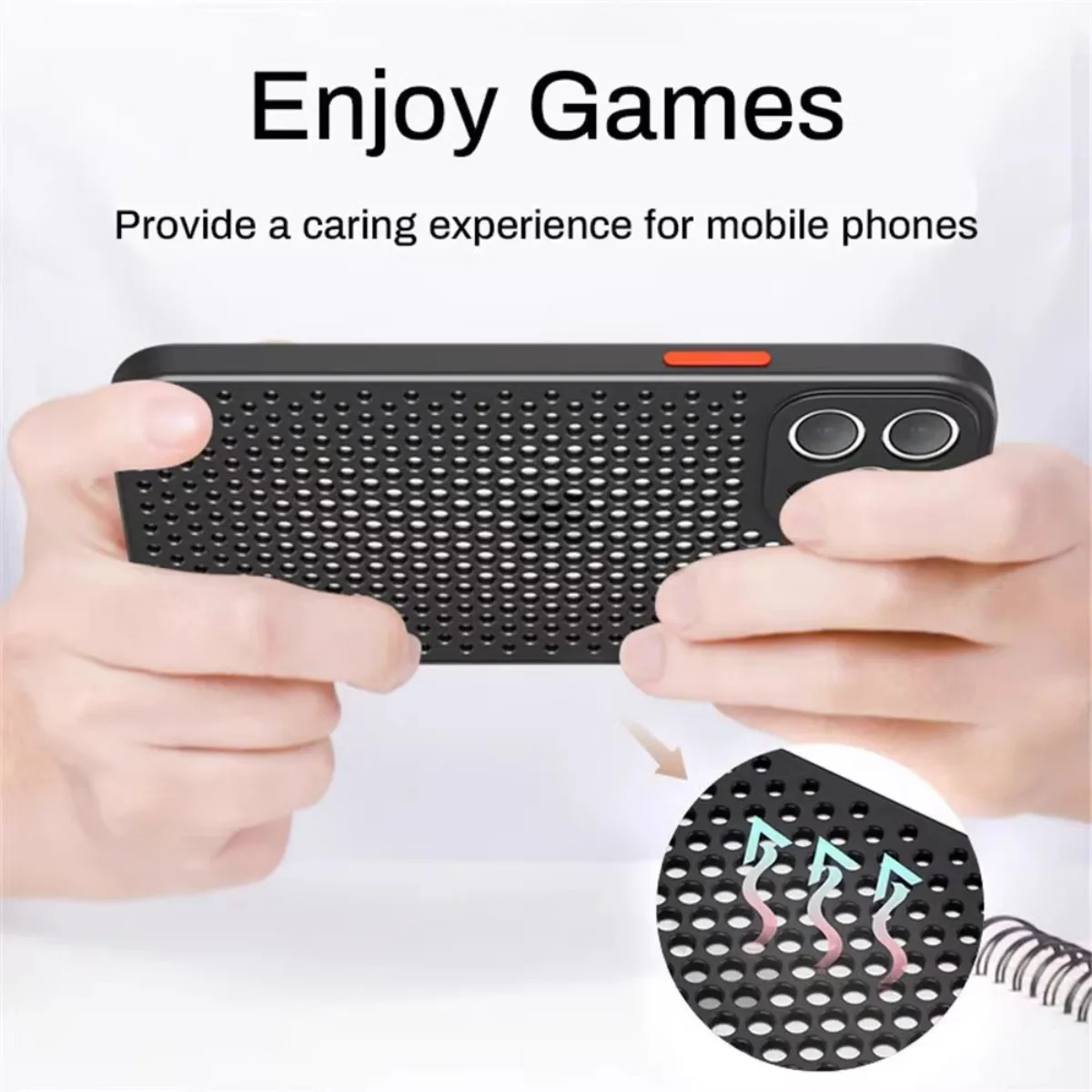 Heat Dissipation Cooling Phone - огляд і ціна Heat Dissipation Mesh Breathable Case
