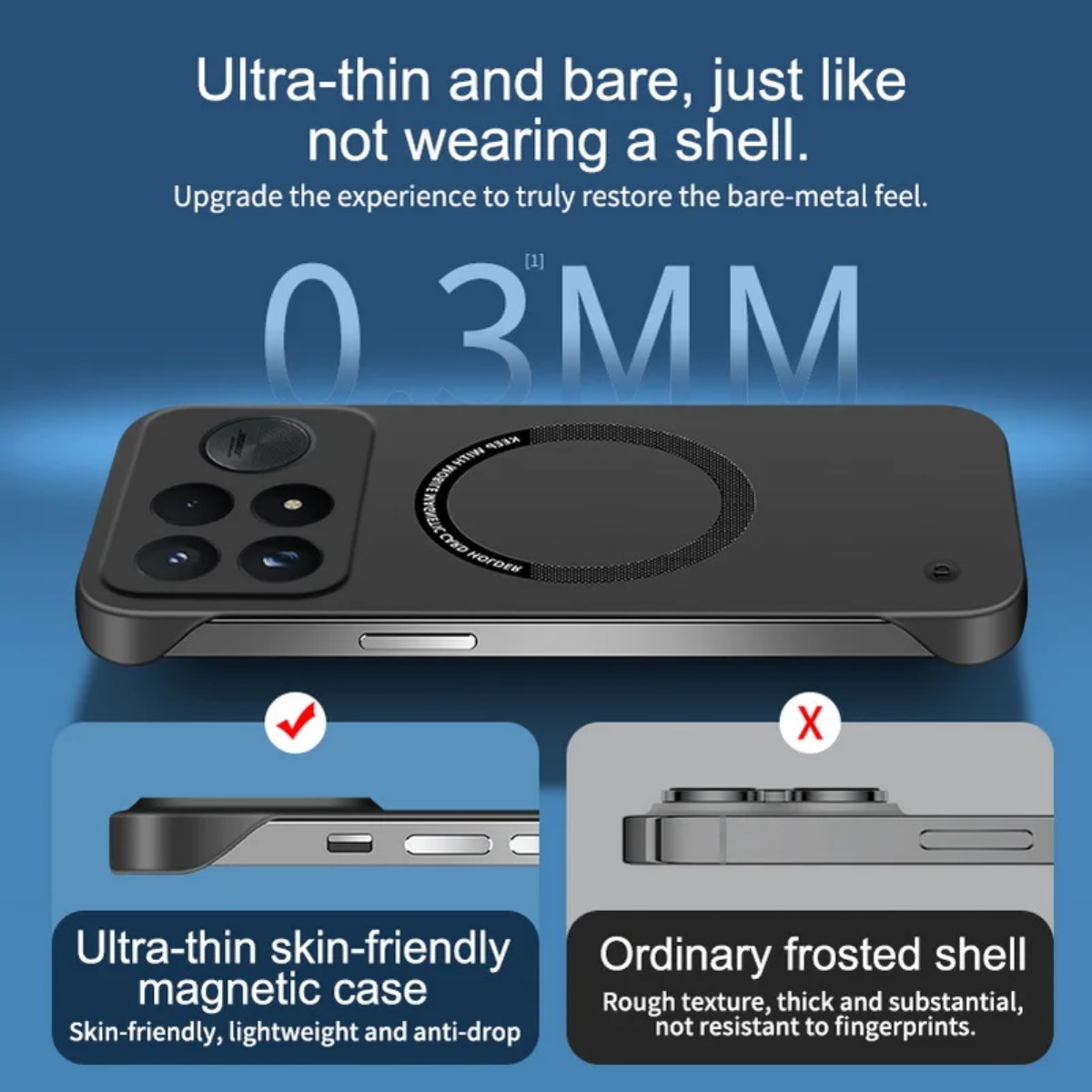 Ultra-thin Frameless Case for  - огляд і ціна Ultra Thin Frameless Phone Cover