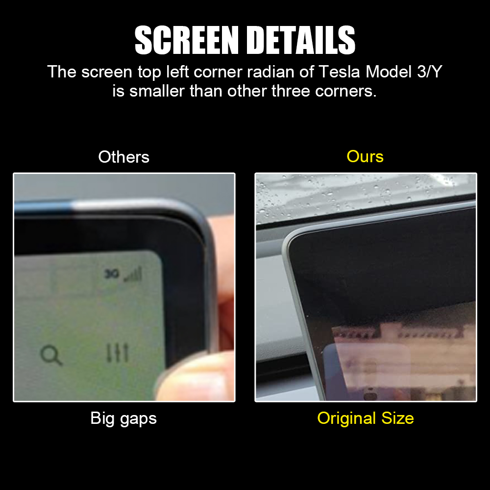 For Tesla Model 3/Y 2021 Matte - огляд і ціна Matte Anti Glare Screen Protector