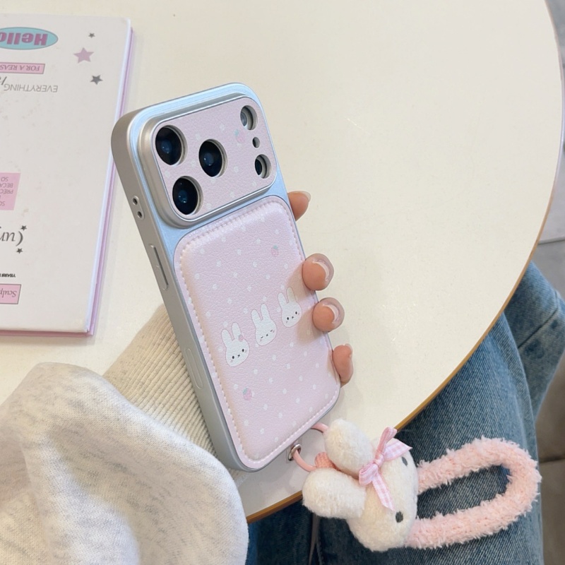 Cute strawberry Cartoon Miffy  - огляд і ціна Cute Cartoon Wrist Strap Silicone Case